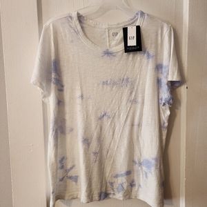 GAP Foreversoft T, size XL, white with blue tie-dye